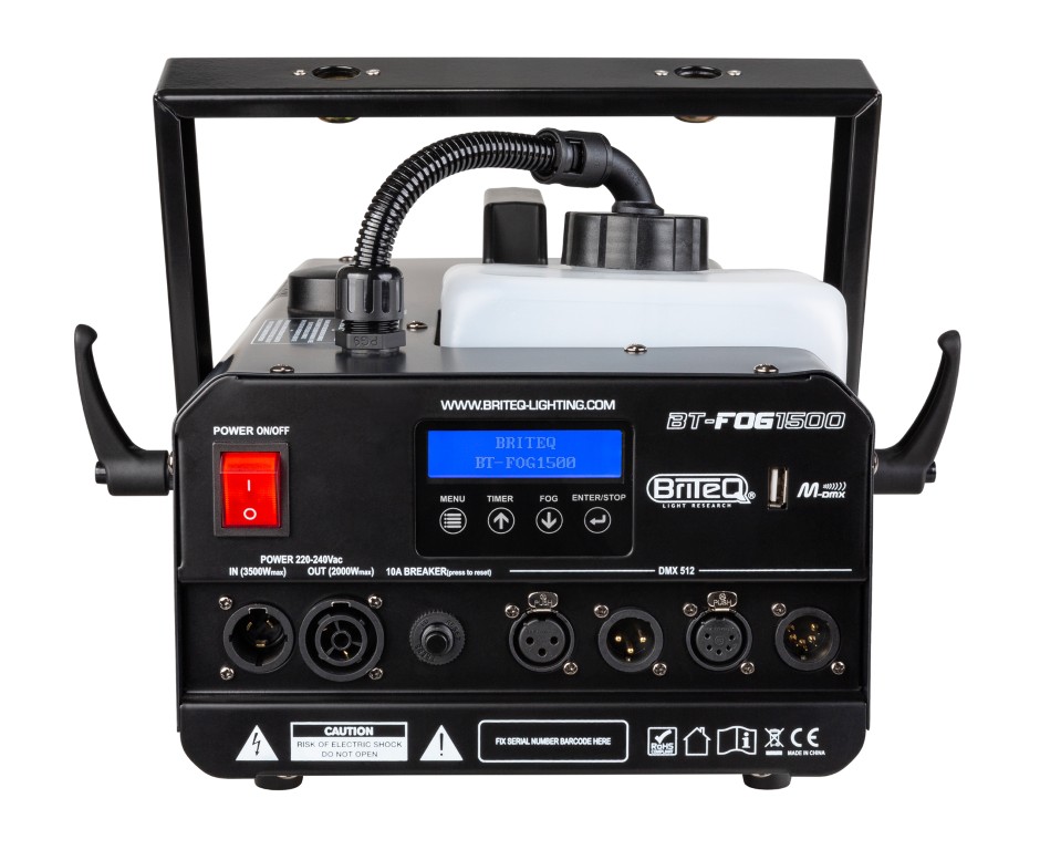 Professionele 1500W rookmachine met een extreem krachtige uitvoer - BT-FOG1500