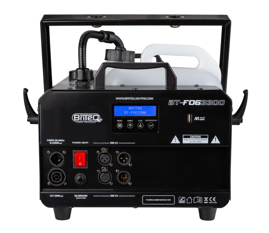 Professionele 3300W rookmachine met een extreem krachtige uitvoer - BT-FOG3300