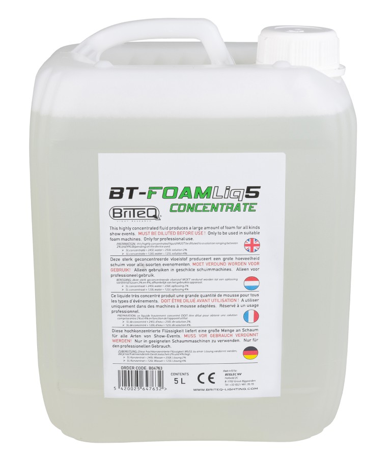 Schuimvloeistof (concentraat) - BT-FOAMLIQ5 (concentrate)