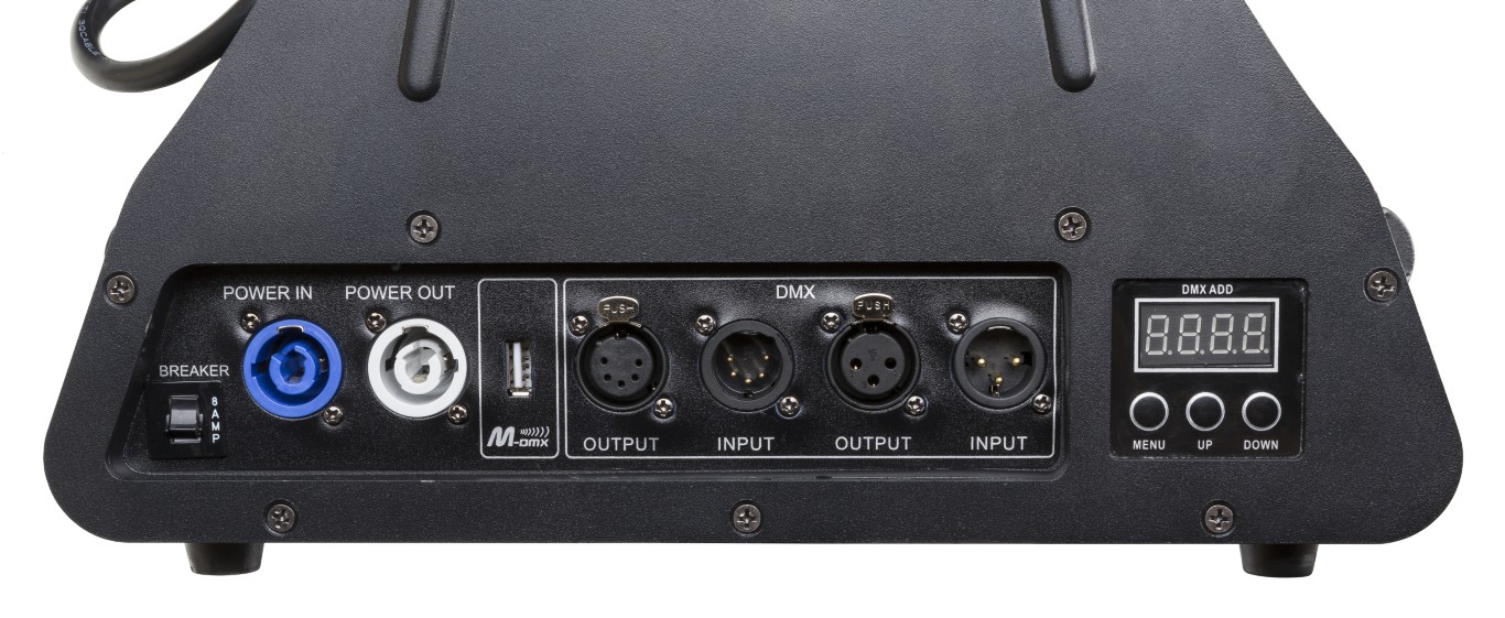DMX-gestuurde studio- & podiumventilator, ook uitermate geschikt voor gebruik in clubs, theaters, voor verhuurtoepassingen… . - BT-HURRICANE