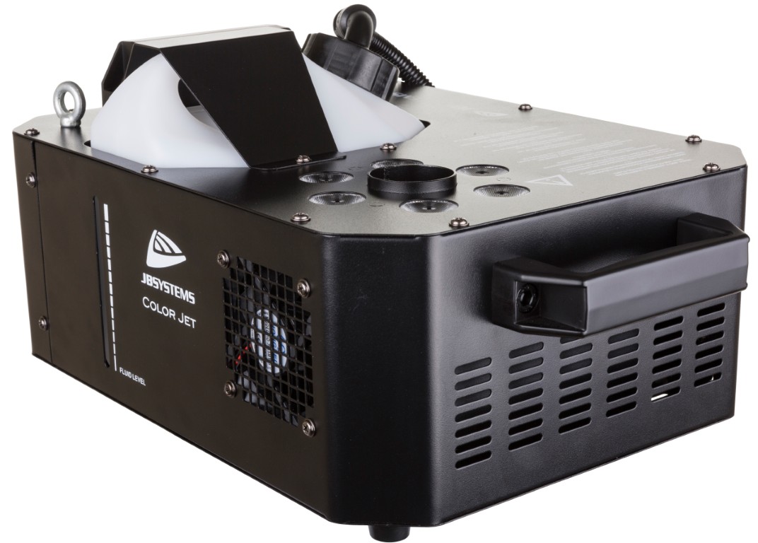 Krachtige verticale rookmachine met 6 RGB-LEDs van 3 Watt - COLOR JET