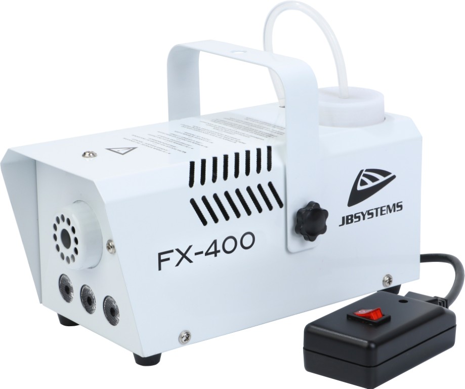 Krachtige rookmachine met amber leds om de rookuitvoer te kleuren - FX-400
