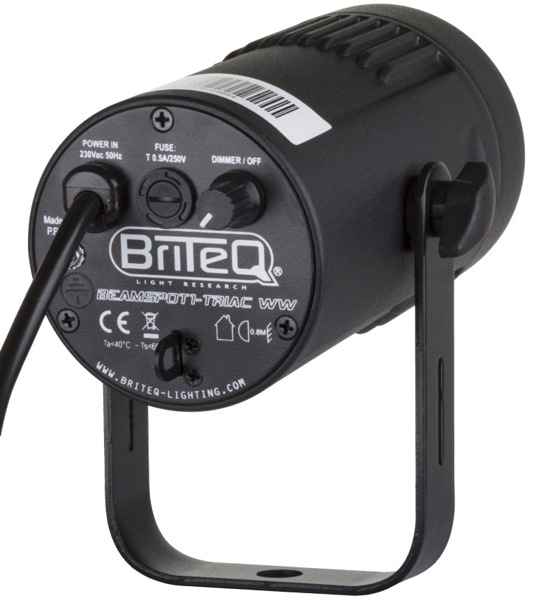 Deze compacte, stijlvolle 15W witlicht projector is de perfecte directe vervanging voor de oude 30W PAR36 PINSPOT, geen wijzigingen nodig ! - BEAMSPOT1-TRIAC WW