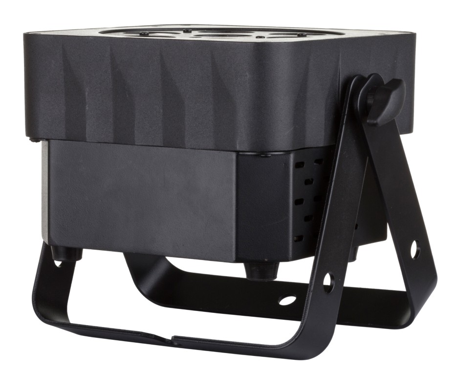 Zeer compacte energiebesparende led-projector voorzien van 7 RGBW leds van 8W - LED PLANO 7FC-BLACK