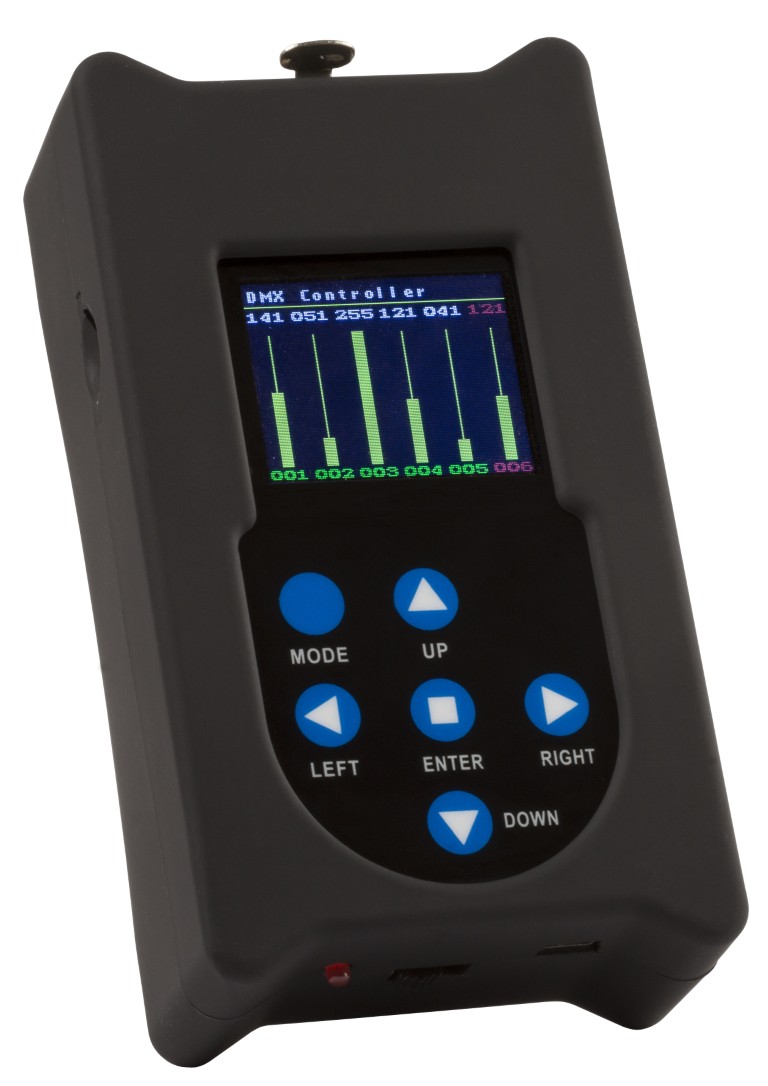 Zelfstandige firmware updater, voorzien van extra functies zoals RDM, controle DMX-waarden, DMX controller met 20stappen programma. - FIRMWARE UPDATER 2+