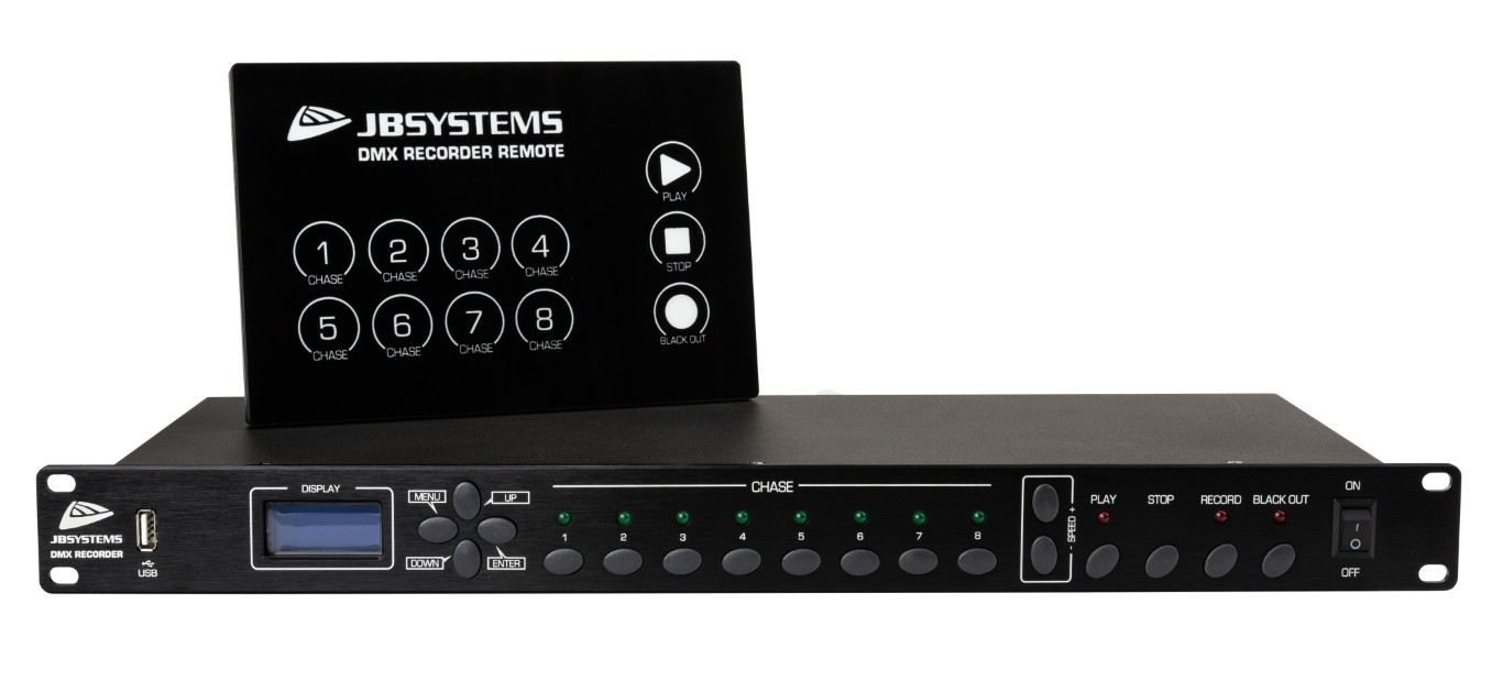 Gebruiksvriendelijke DMX-recorder voor het eenvoudig afspelen van uw gemaakte lichtshow - DMX RECORDER