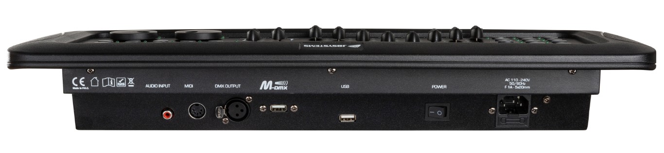 192 kanaals DMX-controller voor scanners en moving heads (tot 12 armaturen met elk 16 kanalen) - EZ-CON 192
