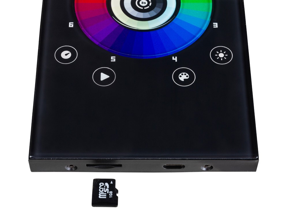 Tactiele DMX-controller voor wandmontage,1024 DMX Kanalen - LD-1024TOUCH