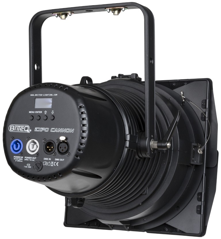 Zeer krachtige projector (37x 10W CREE LED 6500K) voor grote showrooms, autoshows en beursstands. - EXPO CANNON
