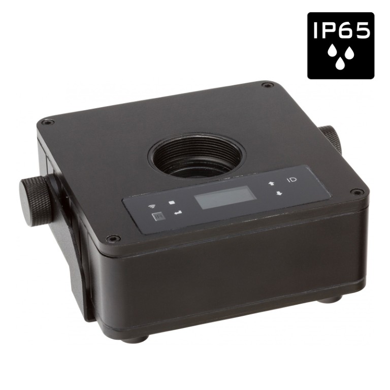 Batterij gevoede IP65 LED uplighter, gebaseerd op 1 RGBW-LED van 15watt, met ingebouwde draadloze DMX - ACCU DECOLITE IP