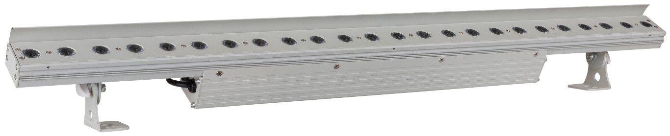 Krachtige indoor led-projector, perfect voor het oplichten van wanden & muren. 96 cm lange behuizing, voorzien van 24 leds en 4 aanstuurbare secties. - LDP-COLORSTRIP 24FC