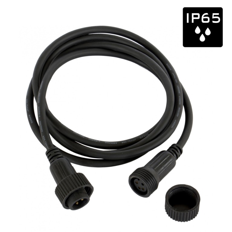 IP-gewaardeerde voedingskabel voor permanente buiteninstallatie - 2m - LDP-Powercable 2M