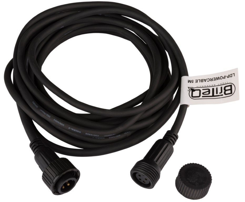 IP-gewaardeerde voedingskabel voor permanente buiteninstallatie - 5m - LDP-Powercable 5M