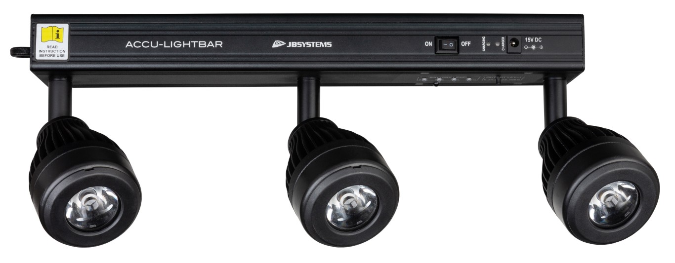 Compacte maar krachtige, budgetvriendelijke LED projector met Li-ion batterij - ACCU-LIGHTBAR