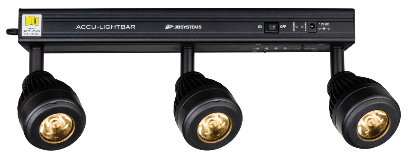 Compacte maar krachtige, budgetvriendelijke LED projector met Li-ion batterij - ACCU-LIGHTBAR
