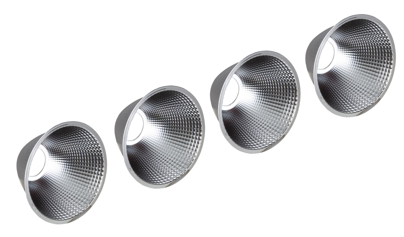 Set 24°-reflectoren ter vervanging van de standaard 45°-reflectoren van BT-VENUELITE4 - BT-VENUELITE4 REFL.CUPS 24DEG