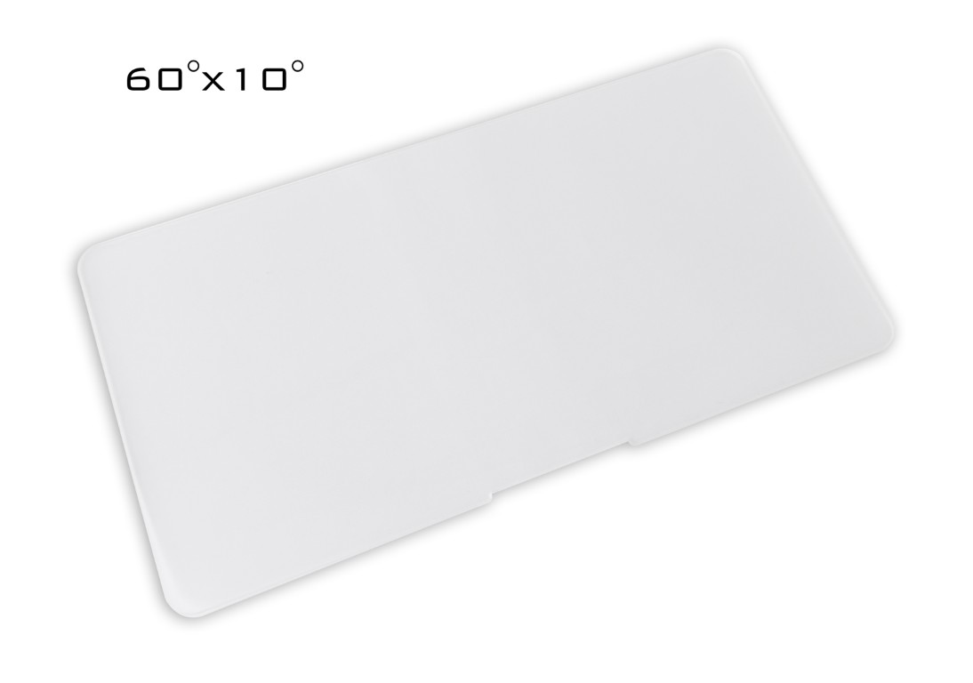 Beam shaper voor BTI-AKKUCHROMA: wijzigt de standaard lichtbundel in 60° horizontaal x 10° verticaal - BTI-AKKUCHROMA - 60x10 BEAM