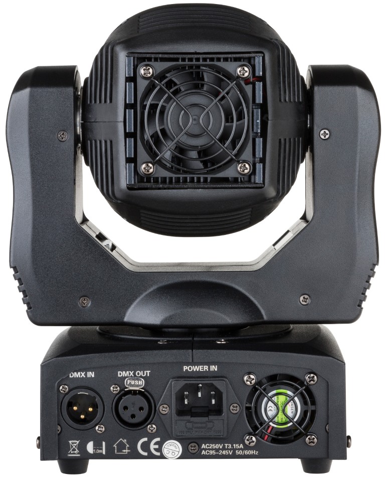 Deze kleine, lichtgewicht 35W LED Moving head is ideaal voor pubs en de mobiele DJ! - CLUBSPOT