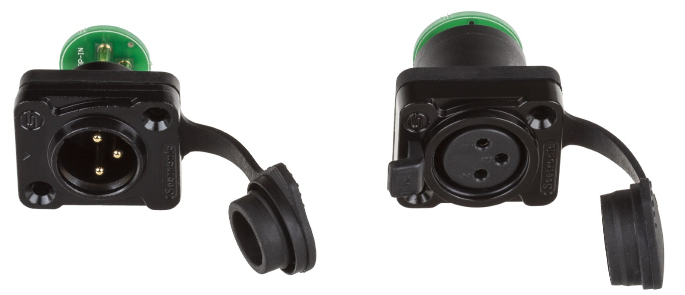 Modificatiekit om IP65 XLR 5pin te wijzigen in IP65 XLR 3pin - BT-XLR5TO3 KIT