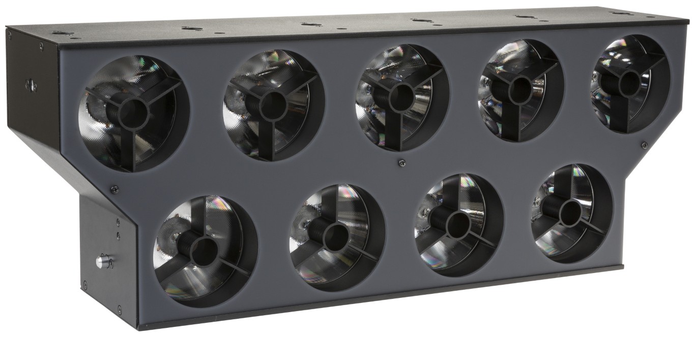 Creëer dynamische 'lichtgordijneffecten' met deze uiterst krachtige podiumprojector, voorzien van 9pcs 60W CW/WW LED's in combinatie met verbluffende RGB-fronteffecten - BT-NONABEAM - BQ2 (EXPORT)