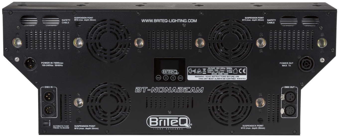 Creëer dynamische 'lichtgordijneffecten' met deze uiterst krachtige podiumprojector, voorzien van 9pcs 60W CW/WW LED's in combinatie met verbluffende RGB-fronteffecten - BT-NONABEAM - BQ2 (EXPORT)