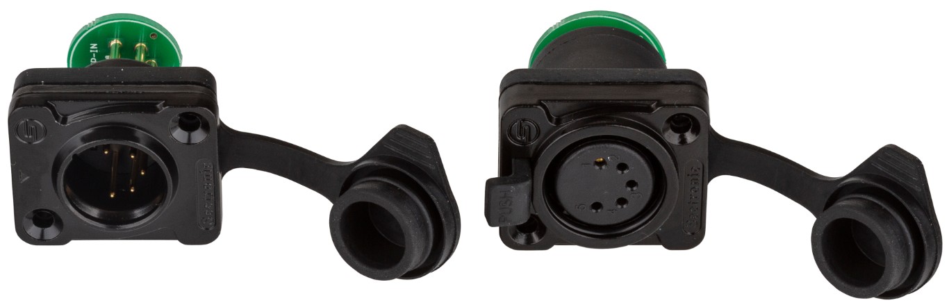 Modificatiekit om IP65 XLR 3pin te wijzigen in IP65 XLR 5pin - BT-XLR3TO5 KIT
