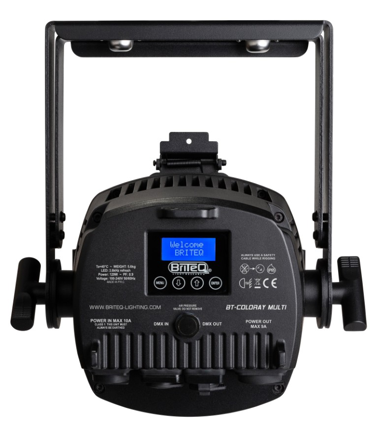Krachtige 120W RGBW projector met een waterdichte IP65 behuizing uit gegoten aluminium - BT-COLORAY MULTI