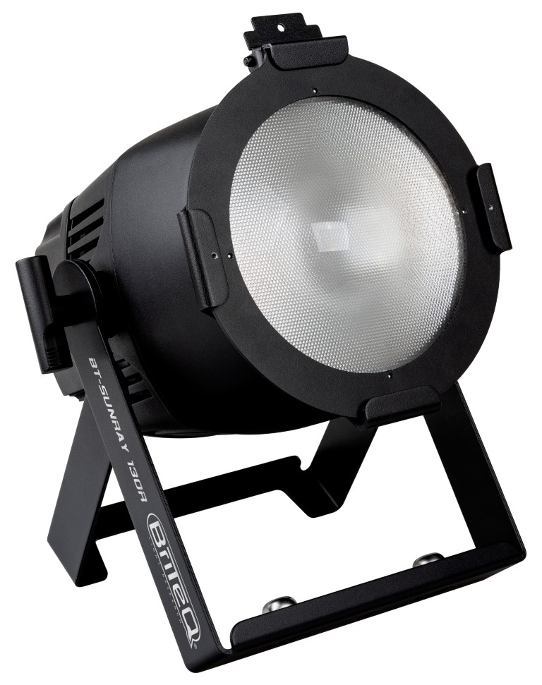 Waterdichte 130W witte COB projector (3000K, CRI>97) met red-shift effect! Super multifunctioneel: vervangt halogeen blinders, beursprojectoren, stroboscopen, ... - BT-SUNRAY 130R