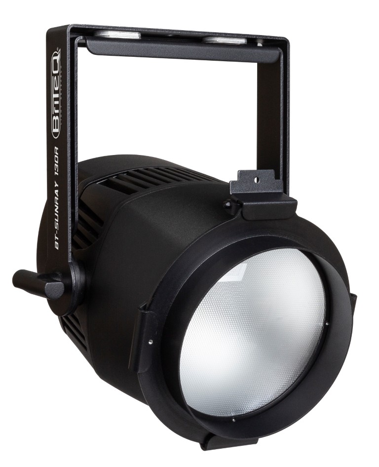 Waterdichte 130W witte COB projector (3000K, CRI>97) met red-shift effect! Super multifunctioneel: vervangt halogeen blinders, beursprojectoren, stroboscopen, ... - BT-SUNRAY 130R