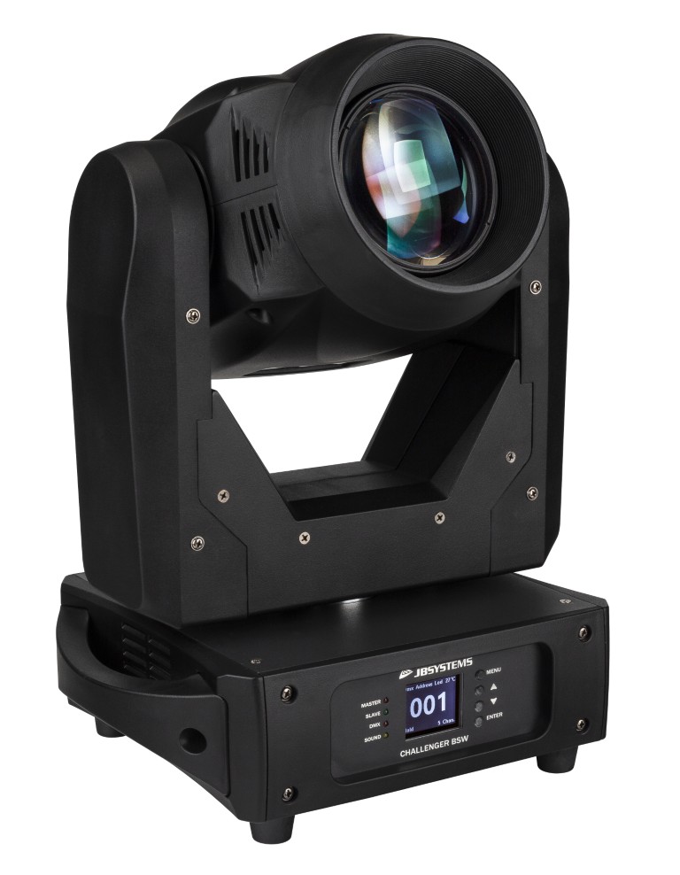 Prachtige 150W Beam/Spot/Wash Moving head met gemotoriseerde focus en zoom en roterende 3 facet prisma! - CHALLENGER BSW