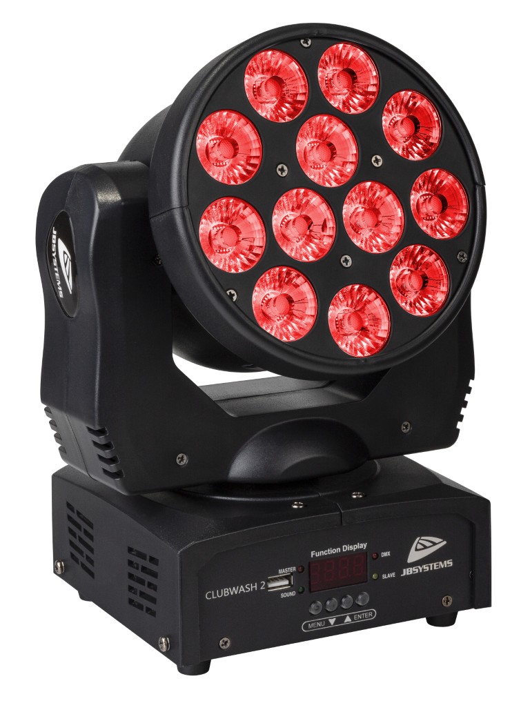 Een opmerkelijk kleine en superlichte 6in1 moving wash voor DJ's, pubs en kleine discotheken - CLUBWASH 2