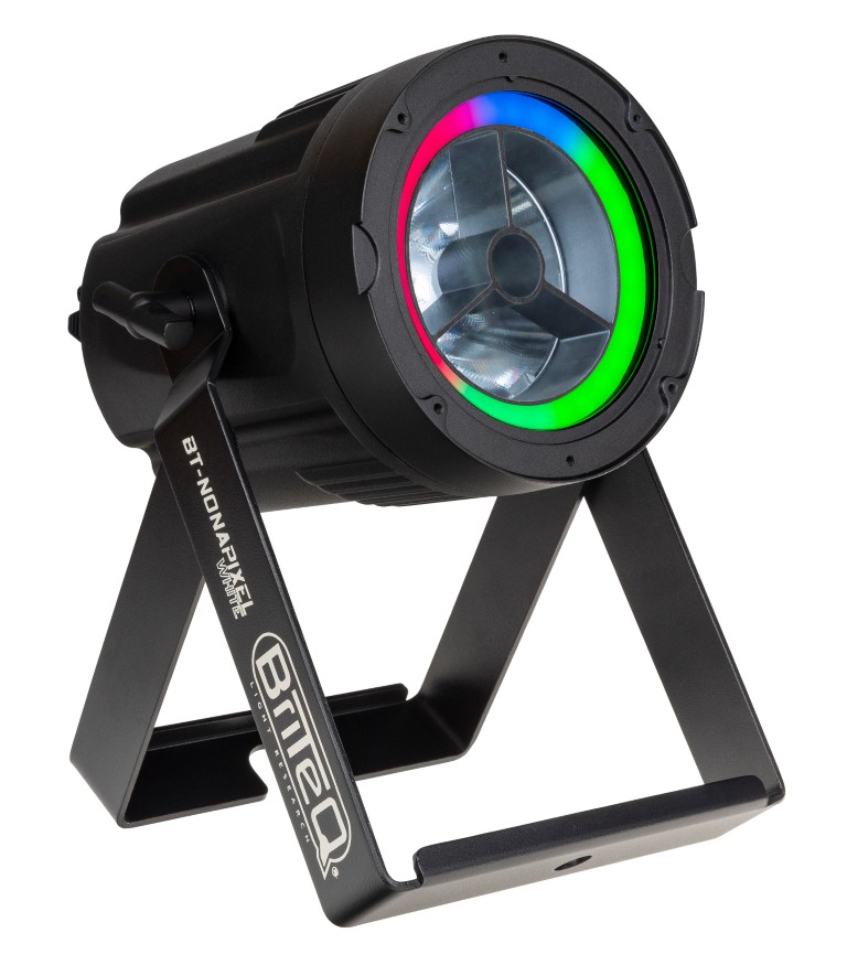 Uiterst krachtige en compacte IP65 buitenprojector met zeer smalle witte straal en mooie RGB HALO-effecten! - BT-NONAPIXEL WHITE