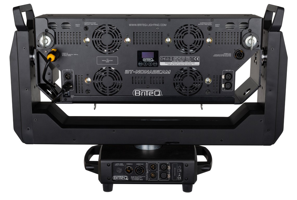 BT-NONAMOVE maakt van de statische BT-NONABEAM een uiterst krachtige bewegende showprojector, klaar voor de grootste shows ter wereld! - BT-NONAMOVE