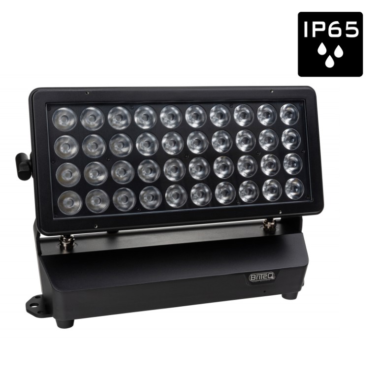 Krachtige IP65 binnen- en buiten-LED-projector (40x 20W RGBL LED's) voor de entertainment- en verhuursector of voor vaste installaties - BT-CHROMA 800