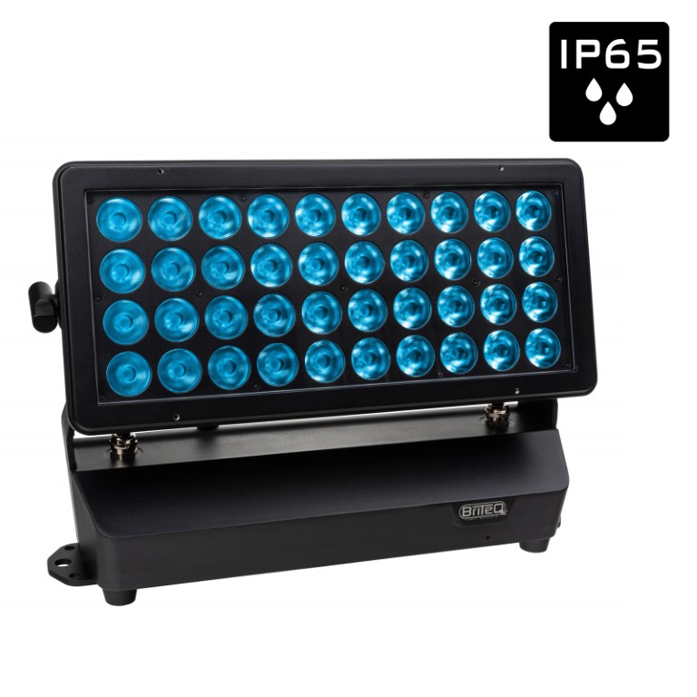 Krachtige IP65 binnen- en buiten-LED-projector (40x 20W RGBL LED's) voor de entertainment- en verhuursector of voor vaste installaties - BT-CHROMA 800