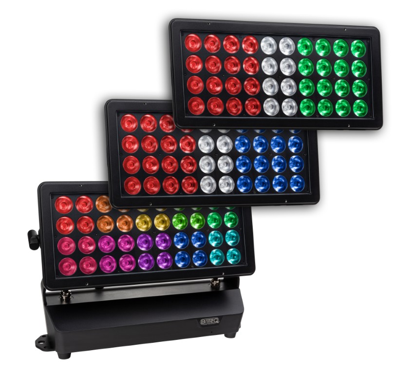 Krachtige IP65 binnen- en buiten-LED-projector (40x 20W RGBL LED's) voor de entertainment- en verhuursector of voor vaste installaties - BT-CHROMA 800