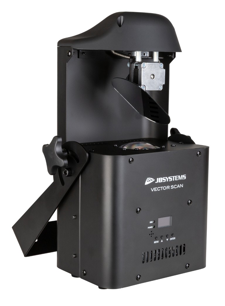100W LED scanner met DMX, roterende gobo’s, prisma en kleurenwiel – ideaal voor DJ’s, cafés en verhuur - VECTOR SCAN