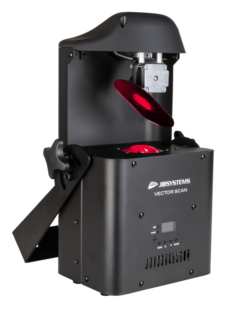 100W LED scanner met DMX, roterende gobo’s, prisma en kleurenwiel – ideaal voor DJ’s, cafés en verhuur - VECTOR SCAN