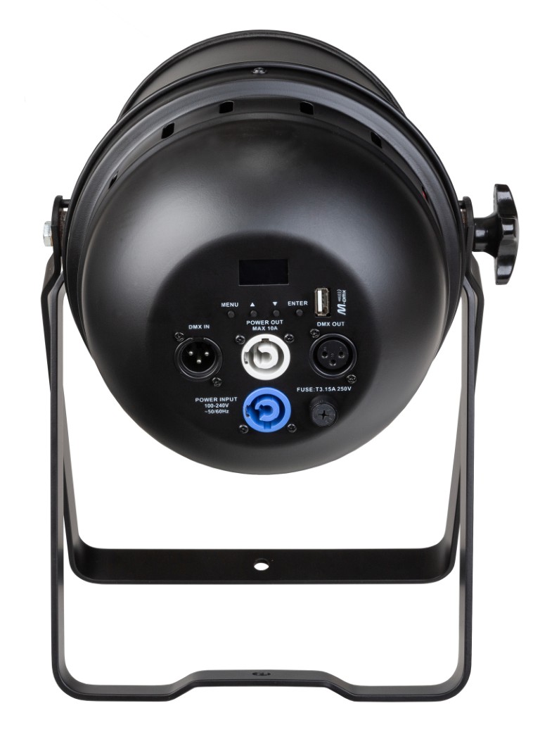LED projector in een korte PAR64 behuizing 12x20W RGBLA+UV - LED PAR12-6in1