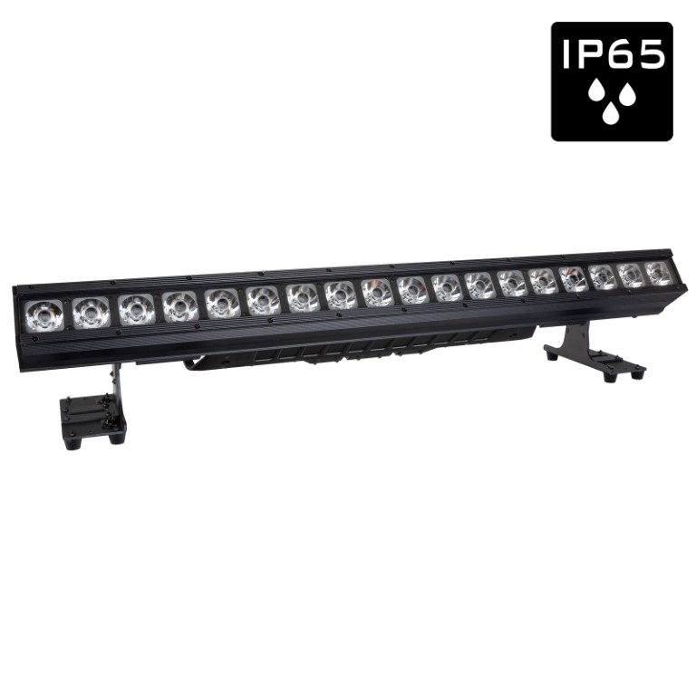 Een veelzijdige outdoor 1m lange LED Pixel mapping bar, uitstekend geschikt voor vele verhuurklussen, TV-studio's, concertpodia, discotheken en nog veel meer... - BTI-BEAMBAR18