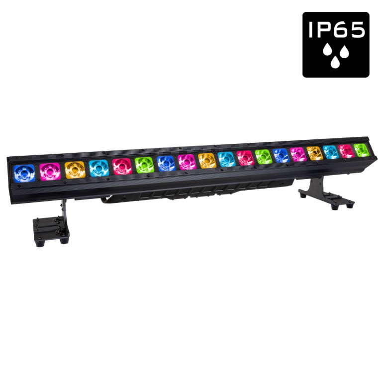 Een veelzijdige outdoor 1m lange LED Pixel mapping bar, uitstekend geschikt voor vele verhuurklussen, TV-studio's, concertpodia, discotheken en nog veel meer... - BTI-BEAMBAR18