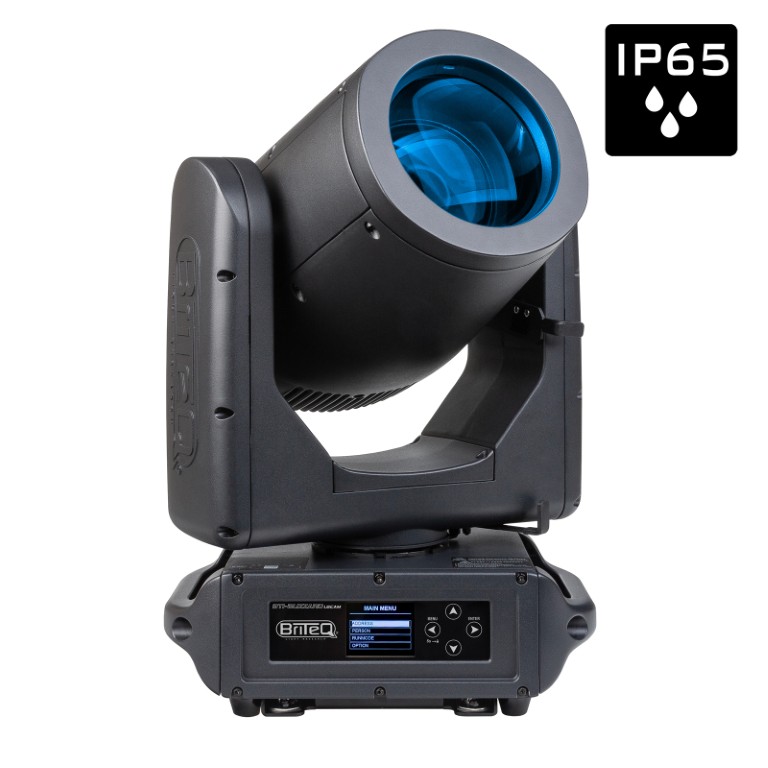 Compacte IP65 beam moving head, gebaseerd op een 100W witte LEP-lasermodule - BTI-BLIZZARD LBEAM