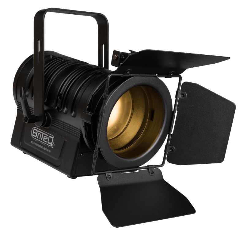 Stijlvolle LED-theaterspot met handmatige 10° ~ 50° zoom. 50watt LED, warm wit 3200K, (CRI >92) voor natuurlijke kleuren. - BT-THEATRE 50WW (BLACK)