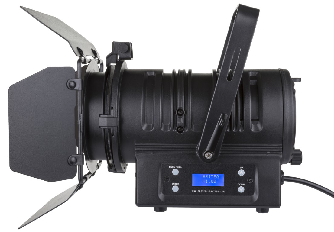 Stijlvolle LED-theaterspot met handmatige 10° ~ 50° zoom. 50watt LED, warm wit 3200K, (CRI >92) voor natuurlijke kleuren. - BT-THEATRE 50WW (BLACK)