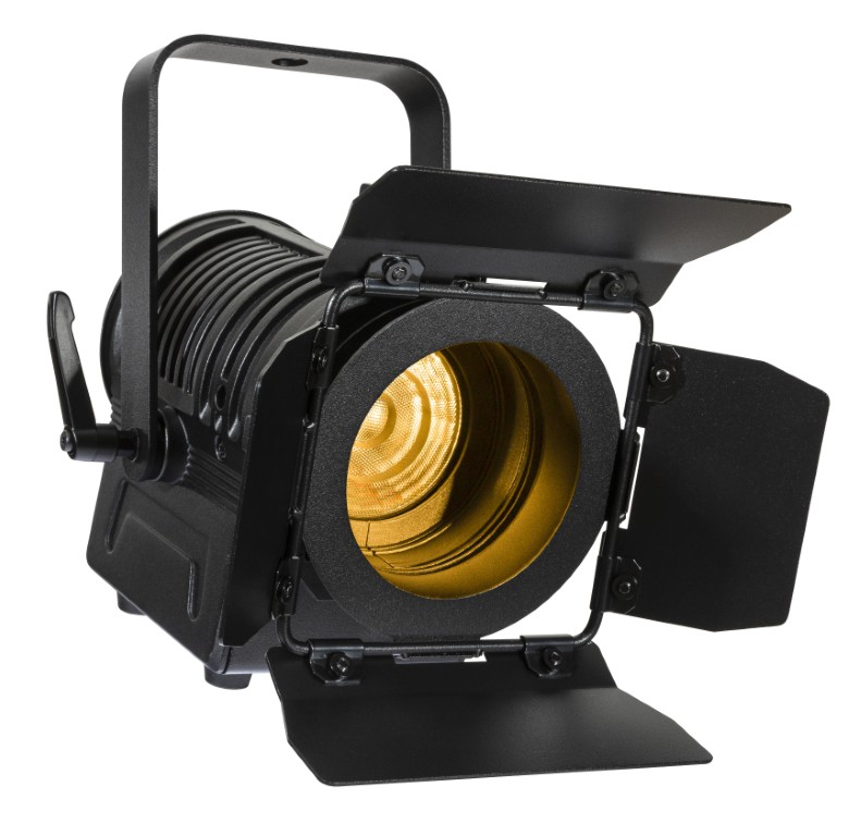 Stijlvolle compacte 20watt warm witte (3000K) LED theaterspot met hoge CRI-factor (92) en amberdrift-effect - BT-THEATRE 20WW (BLACK)