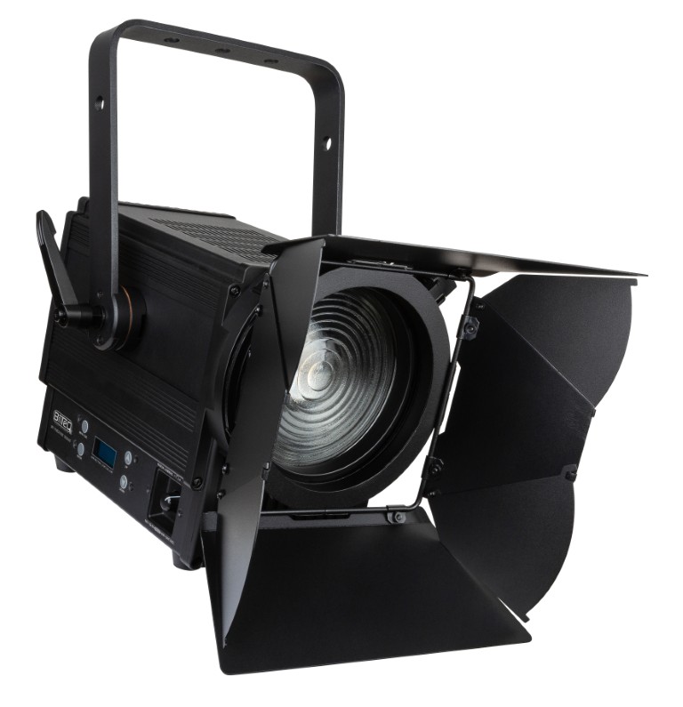 Krachtige 100W LED theater Fresnel met een uitzonderlijke verhouding fotometrische data / prijs en een lichtopbrengst die vergelijkbaar is met 1kW halogeentheater projectoren! - BT-THEATRE 100MZ