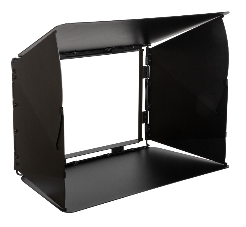 Deze barndoor vergemakkelijkt het vormgeven van de brede lichtbundel van de projector - BT-TVPANEL BARNDOOR