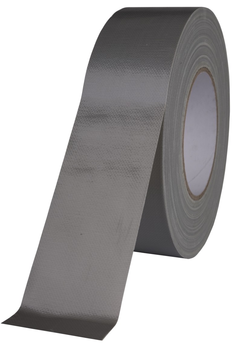 Kwalitatieve grijze linnen gaffa tape 50m x 5 cm. - GAFFER TAPE STD 50 GREY