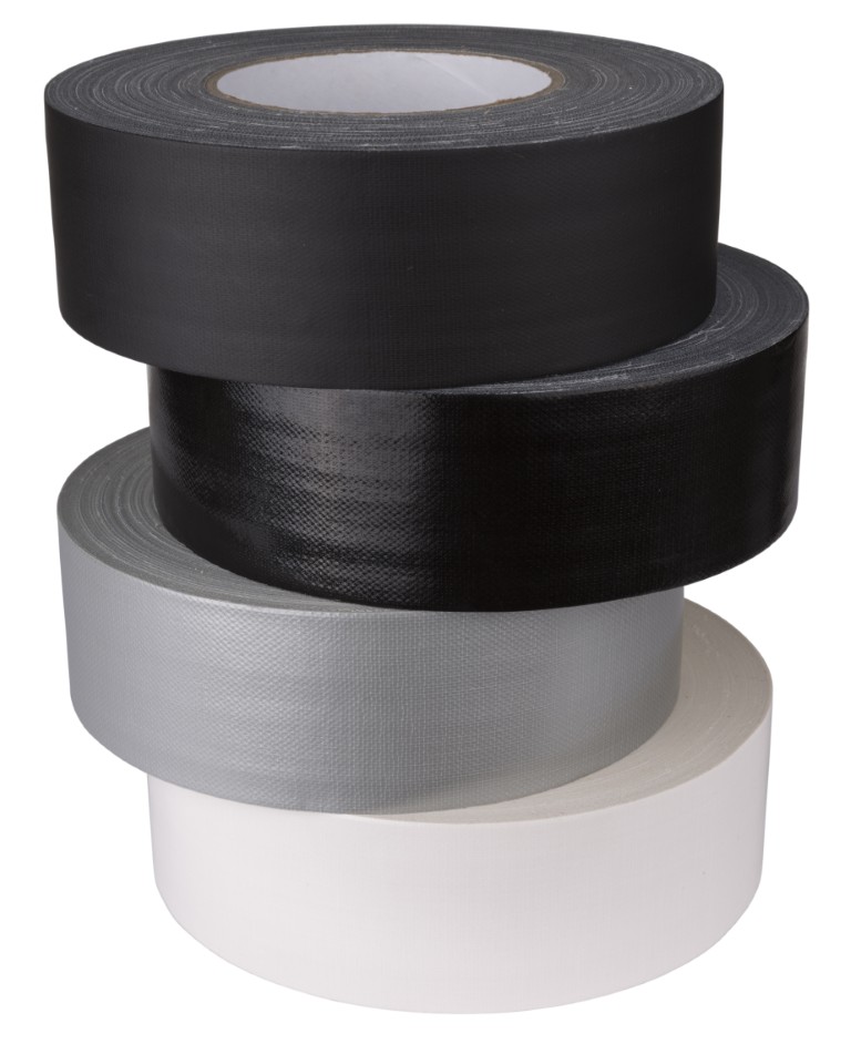 Kwalitatieve grijze linnen gaffa tape 50m x 5 cm. - GAFFER TAPE STD 50 GREY
