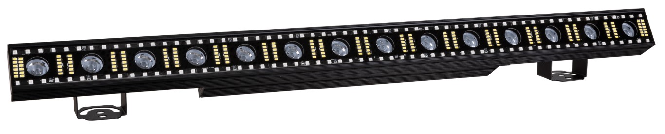 3in1 lichtbar met 14 warm witte LED's, 120 RGB LED's en 180 koud witte LED's - RAVE BAR